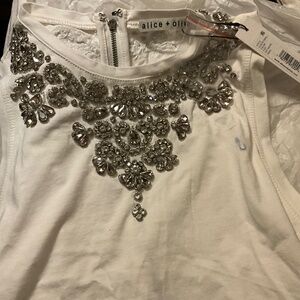 Alice and Olive rhinestone small shirt
